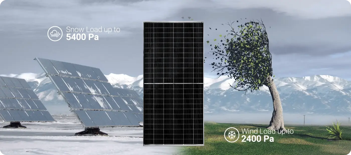 Solar panels adapting to extreme weather