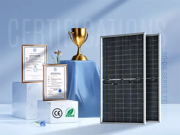 Zenel Solar Quality Certifications
