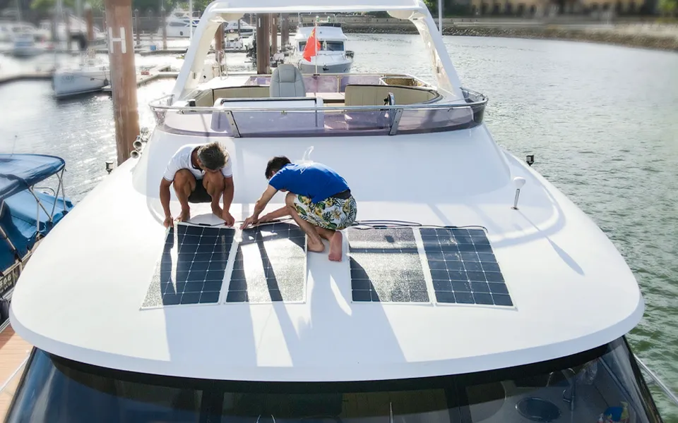 Solar panel installation